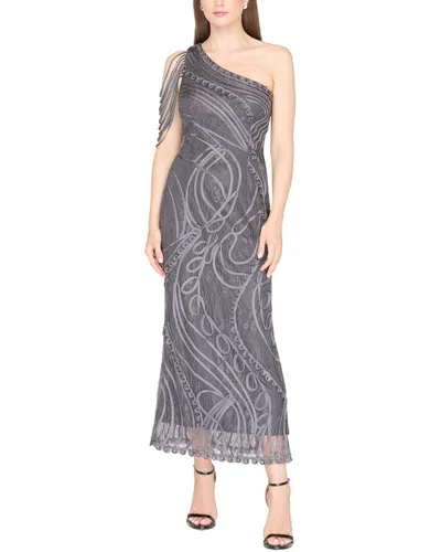 Js Collections Sunny Cocktail Dress In Gray