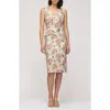 Js Collections Veda Bow Sheath Cocktail Dress