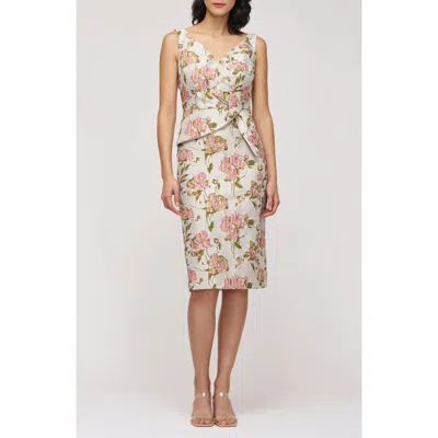 Js Collections Veda Bow Sheath Cocktail Dress