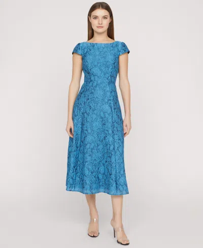 Js Collections Women's Zoey A-line Cocktail Dress In Blue
