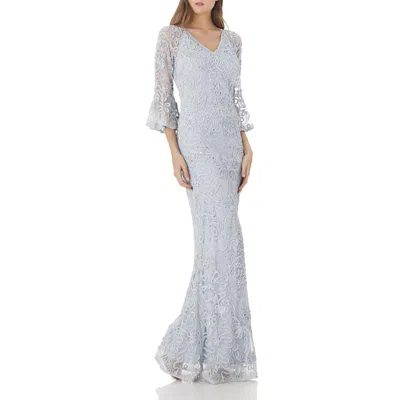 Js Collections Womens Beaded Soutache Evening Dress In Multi
