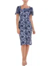 JS COLLECTIONS WOMENS EMBROIDERED POLYESTER COCKTAIL AND PARTY DRESS