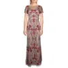 Js Collections Womens Lace Full-length Evening Dress In Multi