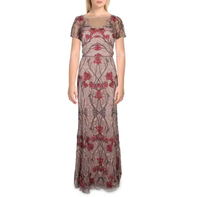 Js Collections Womens Lace Full-length Evening Dress In Multi