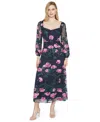 Js Collections Women'sâ Angelina Sweatheart Neck Cocktail Dress In Multi
