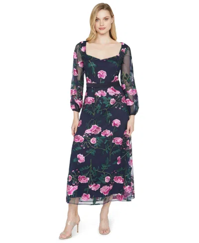 Js Collections Women'sâ Angelina Sweatheart Neck Cocktail Dress In Multi