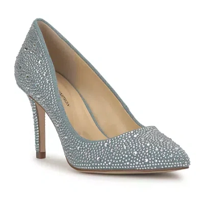 Js Jessica Simpson Apelhan Womens Pointed Closed Toe Stiletto Heel Pumps In Blue