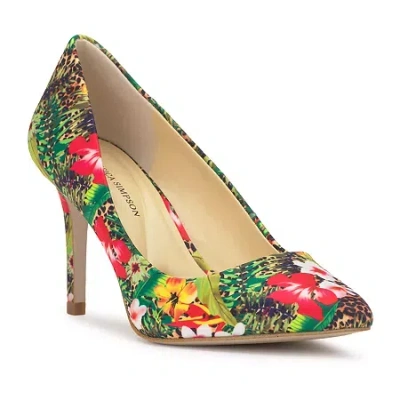 Js Jessica Simpson Apelhan Womens Pointed Closed Toe Stiletto Heel Pumps In Multi