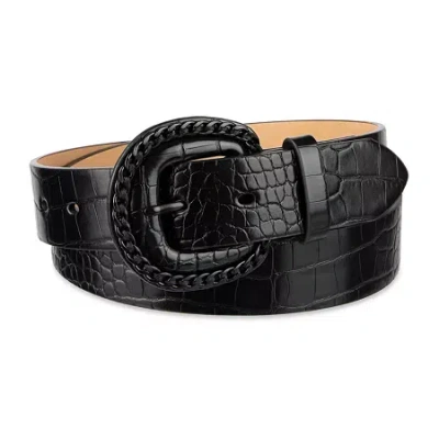 Js Jessica Simpson Chain Harness Womens Belt In Black