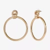 Js Jessica Simpson Gold Tone Womens Drop Earrings In Gold