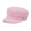Js Jessica Simpson Houndstooth Cabby Womens Cadet Hat In Pink