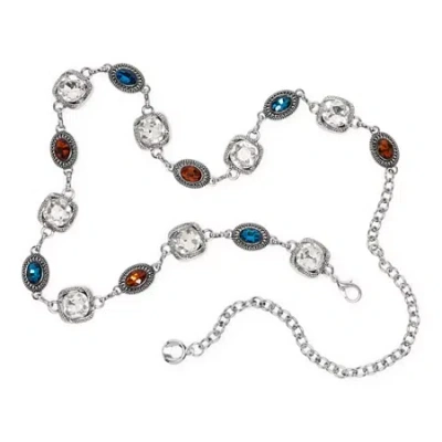 Js Jessica Simpson Jewel Chain Womens Belt In Yellow