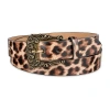 Js Jessica Simpson Ornate Buckle Womens Belt In Brown