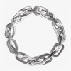 Js Jessica Simpson Silver Tone Womens Stretch Bracelet In Silver