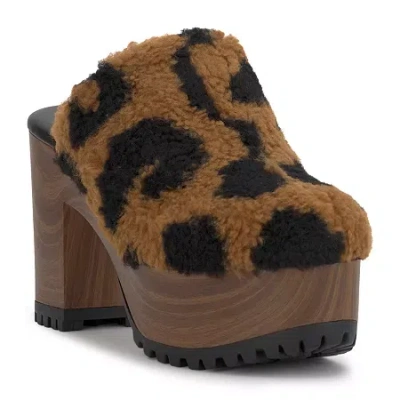 Js Jessica Simpson Tyvah Womens Round Closed Toe Clogs In Multi