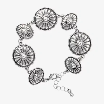 Js Jessica Simpson Womens Charm Bracelet In Silver
