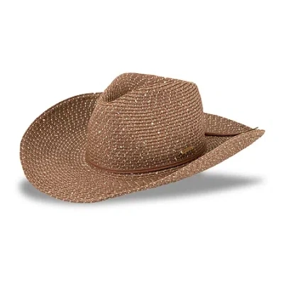 Js Jessica Simpson Womens Cowboy Hat In Metallic