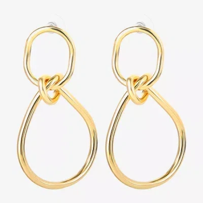 Js Jessica Simpson Womens Drop Earrings In Yellow
