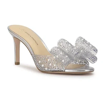 Js Jessica Simpson Womens  Heeled Sandals In Silver