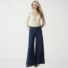 Js Jessica Simpson Womens Wide Leg High Rise Trouser In Blue