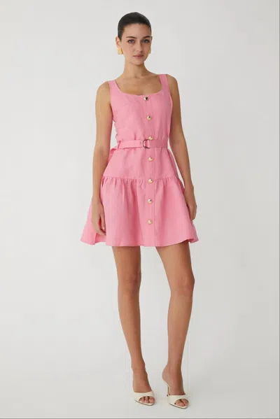 Js71 Cari Dress In Pale Pink
