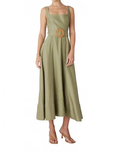 Js71 Eloise Dress In Sage Green