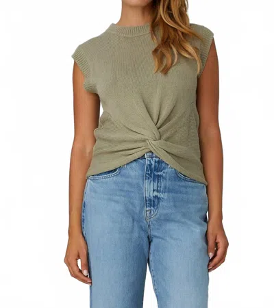 Js71 Hannah Sweater In Sage In Multi