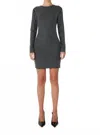 Js71 Hayden Mini Dress In Black In Black