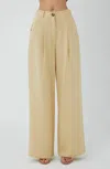 Js71 Jane Pant In Tan In Brown