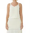 Js71 Jessa Top In Ecru In White