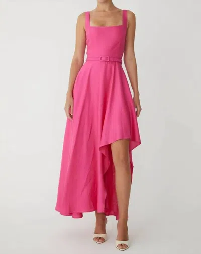 Js71 Marin Maxi Dress In Hot Pink