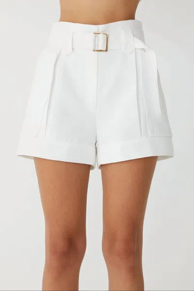 Js71 Miles Shorts In White