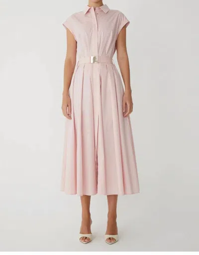 Js71 Nazra Dress In Powder Blush In Pink