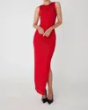 Js71 Tashi Dress In Red In Red