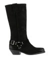 J-save Woman Boot Black Size 7 Leather