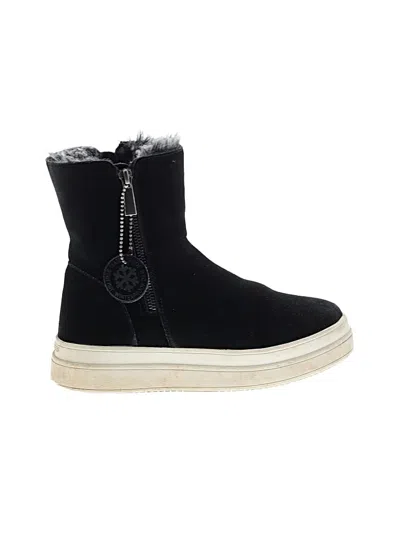 Pre-owned J/slides Ankle Boots In Black