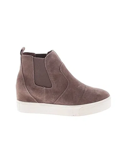 Pre-owned J/slides Ankle Boots In Brown