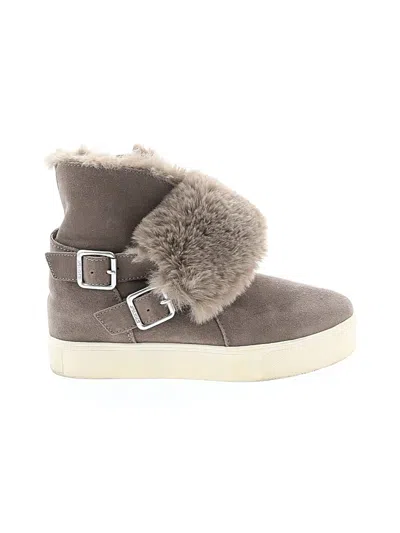 Pre-owned J/slides Ankle Boots In Gray