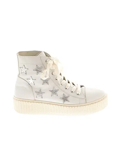 Pre-owned J/slides Ankle Boots In White