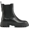 Jslides Brame Leather Chelsea Boot In Black