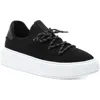 J/slides Damien Womens Lifestyle Lace-up Casual And Fashion Sneakers In Black