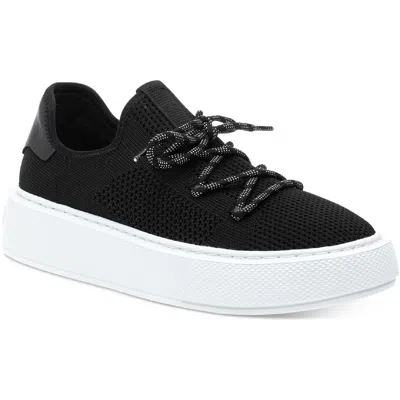 J/slides Damien Womens Lifestyle Lace-up Casual And Fashion Sneakers In Black