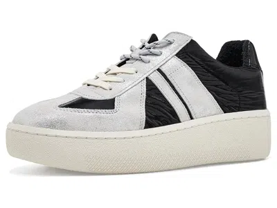 J/slides Daphne Women's Shoes Black/silver Metallic: 7.5 M, Suede/synthetic In White