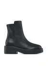 Jslides Demi Leather Chelsea Boot In Black