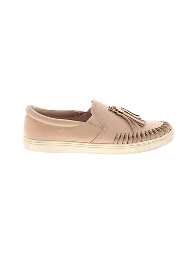 Pre-owned J/slides Flats In Tan
