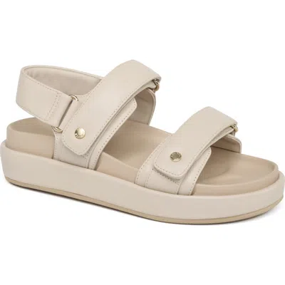Jslides Footwear Bay Leather Slingback Sandal In Brown