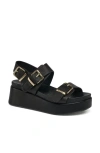 Jslides Footwear Brooke Platform Sandal In Black