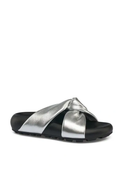 Jslides Footwear Calista Sandal In Silver