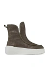 Jslides Footwear Jaja Sneaker In Metallic Khaki