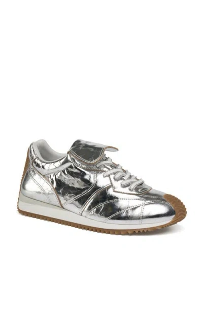 Jslides Footwear Lotty Sneaker In Silver Metallic